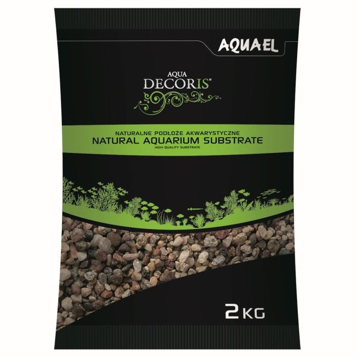 AQUAEL Bodengrund natural bunt 3-5 mm (2 kg)