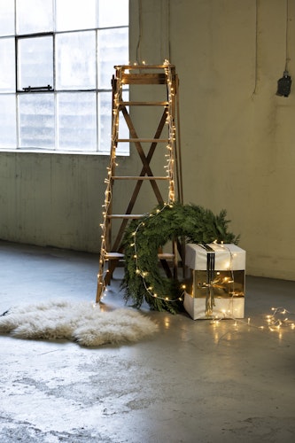 Konstsmide Micro LED Lichterkette Bernstein transparentes Kabel