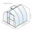 Vorschaubild KGT Gewächshaus Rhodo Typ III