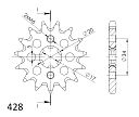 Vorschaubild Supersprox Ritzel 428 15Z
