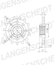 Vorschaubild Supersprox Ritzel 525 16Z