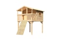 Akubi Stelzenhaus Benjamin mit Holzrampe