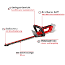 Vorschaubild Einhell Akku-Heckenschere GC-CH 18/50 Li-Solo 3410945