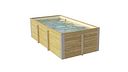 Vorschaubild Weka Massivholzpool Siargao Gr. 1 - 45 mm - 416 x 216 cm inkl. gratis Abdeckplane im Wert von 169,99€