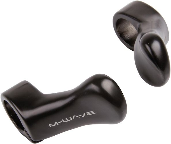 M-Wave Bar Ends Be Anatom In schwarz