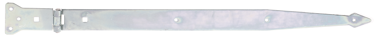 Alberts® Werfgehänge, galvanisch verzinkt, dickschichtpassiviert, Scharnier LxB 63x101, Band LxB 600x45 mm 315498