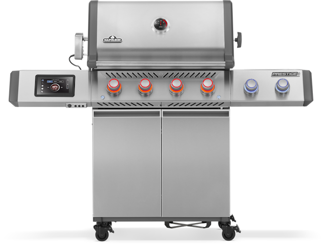 Napoleon Prestige PRO 500, Connected, Edelstahl, inkl. Drehspieß