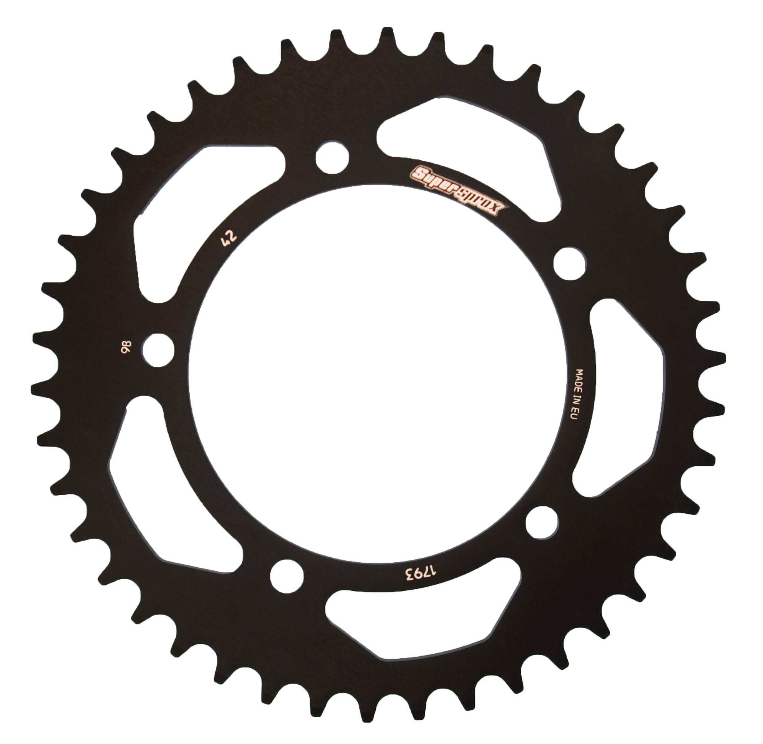 Supersprox Alu-Kettenrad 520 42Z (Schwarz)