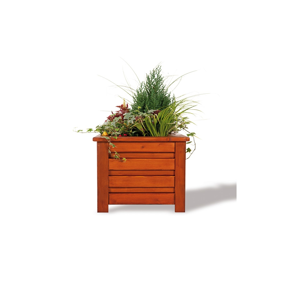 BM Blumenkasten Toskana Douglasie/Lärche braun 70x50x40
