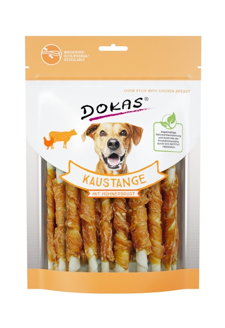 DOKAS Kaustange mit Hühnerbrust HundesnackVorschaubild