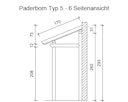 Skan Holz Pultdach Vordach Paderborn