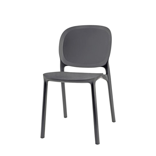 BEST Stapelsessel VIRGINIA, Kunststoff Anthrazit Grey - Auslaufartikel