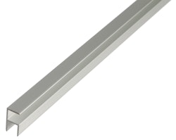 Alberts® Eckprofil, selbstklemmend,12,9x24x1,5mm, Alu silber eloxiert