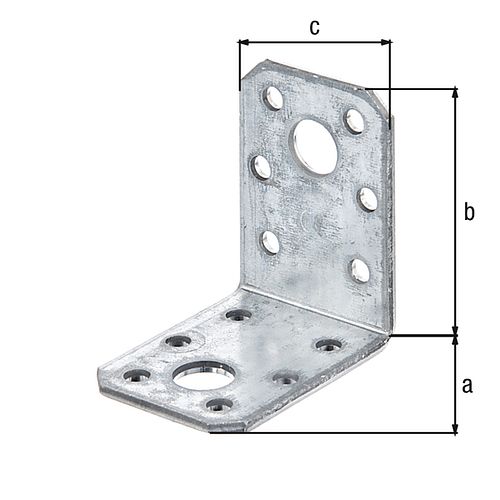 Winkelverbinder verz. 50x50x35x2,5 mm GP (25 St.)