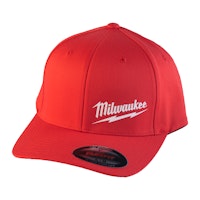 Milwaukee BCSRD-S/M Baseball Kappe rot Größe S/M mit UV-Schutz 4932493099