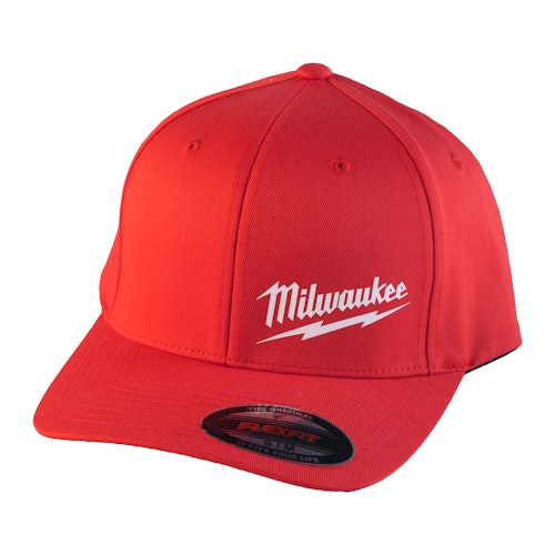 Milwaukee BCSRD-S/M Baseball Kappe rot Größe S/M mit UV-Schutz 4932493099
