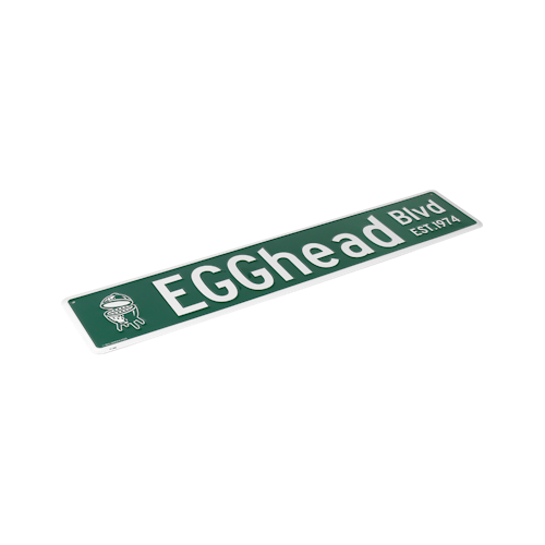 Big Green Egg Straßenschild EGGhead Blvd