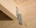 Weka 45 mm Gartenhaus 135 B mit Vordach +Terrasse