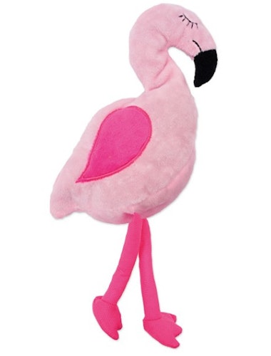 Aumüller Flamingo Pinky Baldrian-/ Dinkelkatzenspielkissen