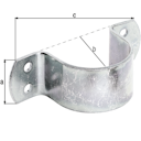 Vorschaubild Alberts® Rohrschelle, galvanisch verzinkt dickschichtpassiviert, Außen-⌀57 mm, ⌀2 1/4 Zoll, TxB 40x133 mm 216672