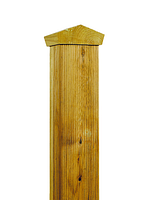 OSMO Pfostenkappe Dach für Holzpfosten 90x90 mm