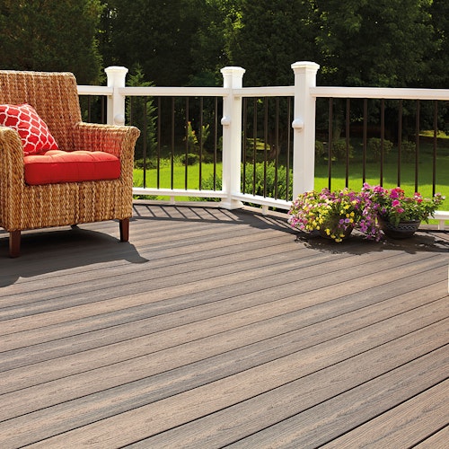 HANDMUSTER FIBERON Terrassendiele WPC Pro-Tec plus Latte