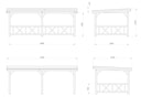 Vorschaubild Palmako Carport/Pavillon Connect Lenna 16,6 m² Set 307