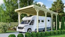 Karibu Caravan Carport - kesseldruckimprägniert