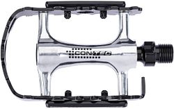 CONTEC Pedal Spinner MTB 9/16 Zoll silber/schwarz