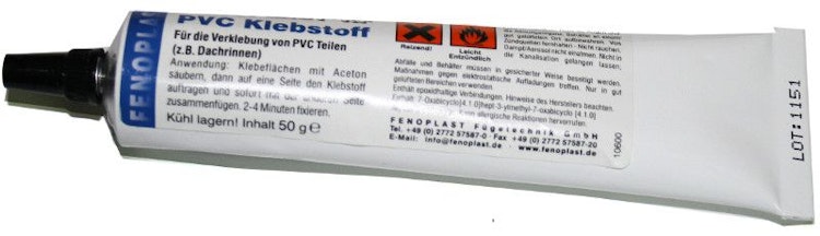 Spezialkleber 50 Gramm für Kunststoff-Dachrinnen und Fallrohrteile