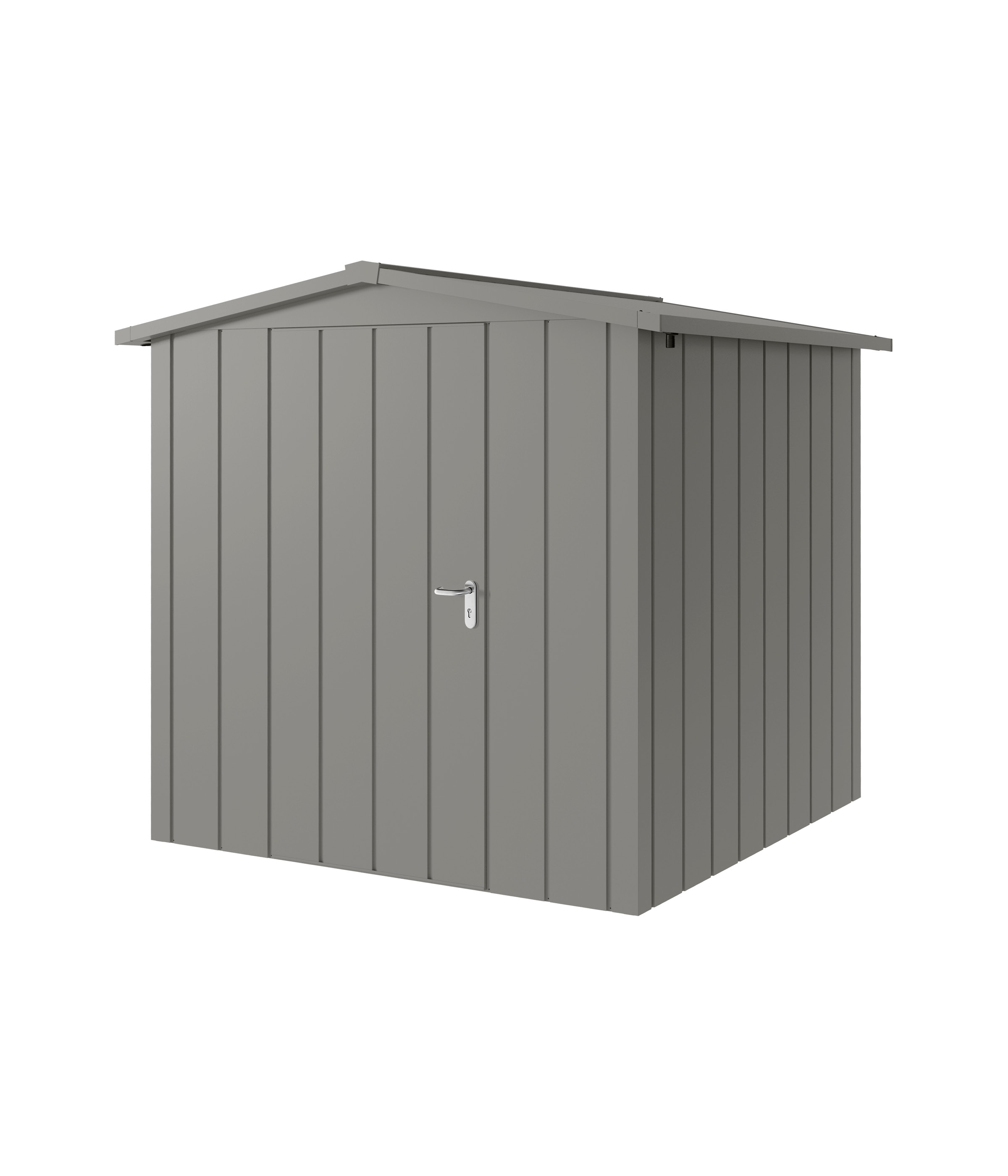 Thumbnail - Hörmann Metall-Gerätehaus Juno JSD mit Satteldach B 214 x T 214 cm (JSD 5) Motiv Modern (mit schmalen Lamellen) Einzeltü...