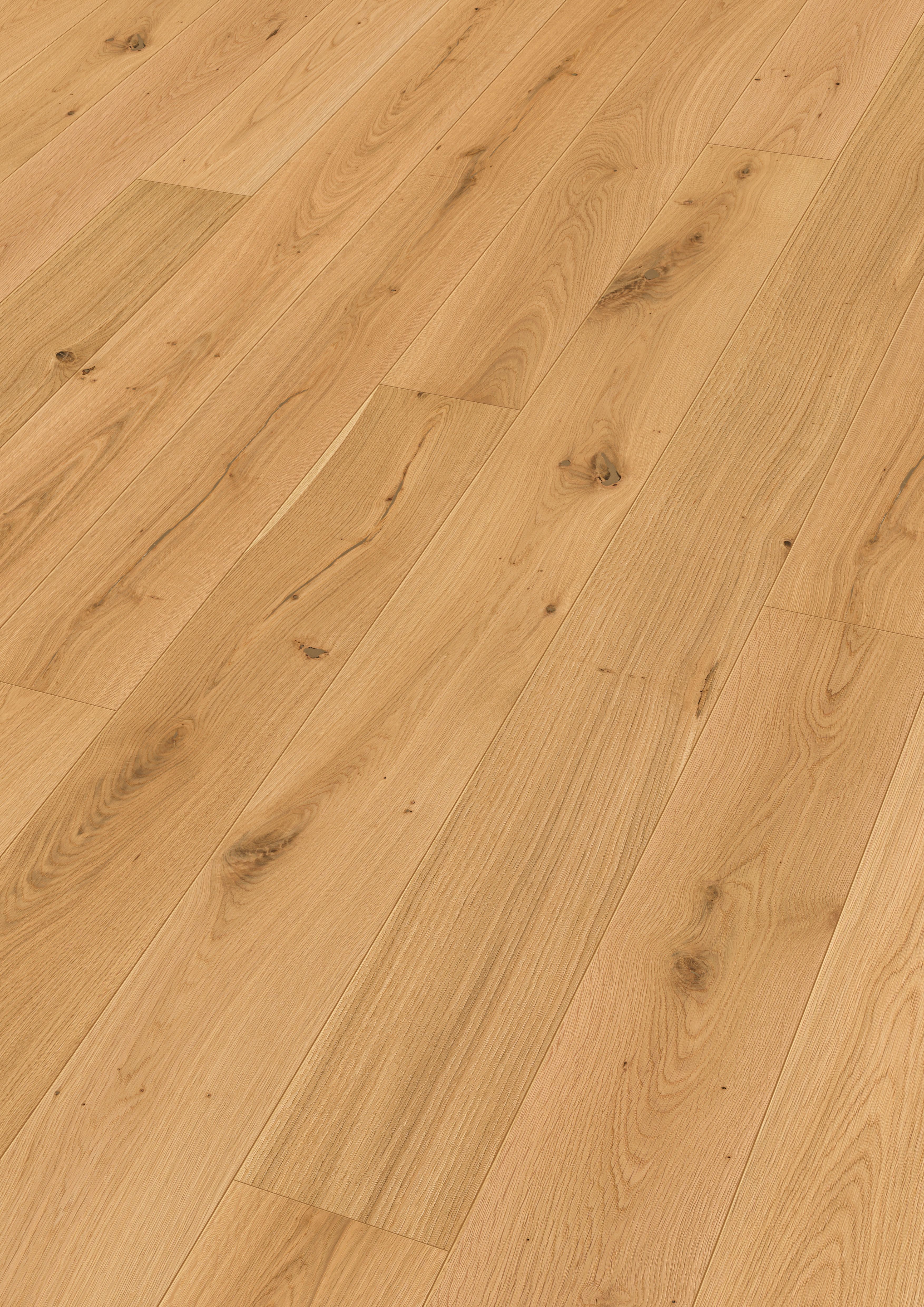 MEISTER Parkettboden longlife PD 400 2200 x 180 x 13 mm 9011 Eiche authentic gebürstet ultramattlackiert