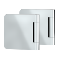 Griffwerk GATE | DESIGN MANUFAKTUR 1.0 -Edelstahl Optik poliert -Bandsatz 3tlg Office