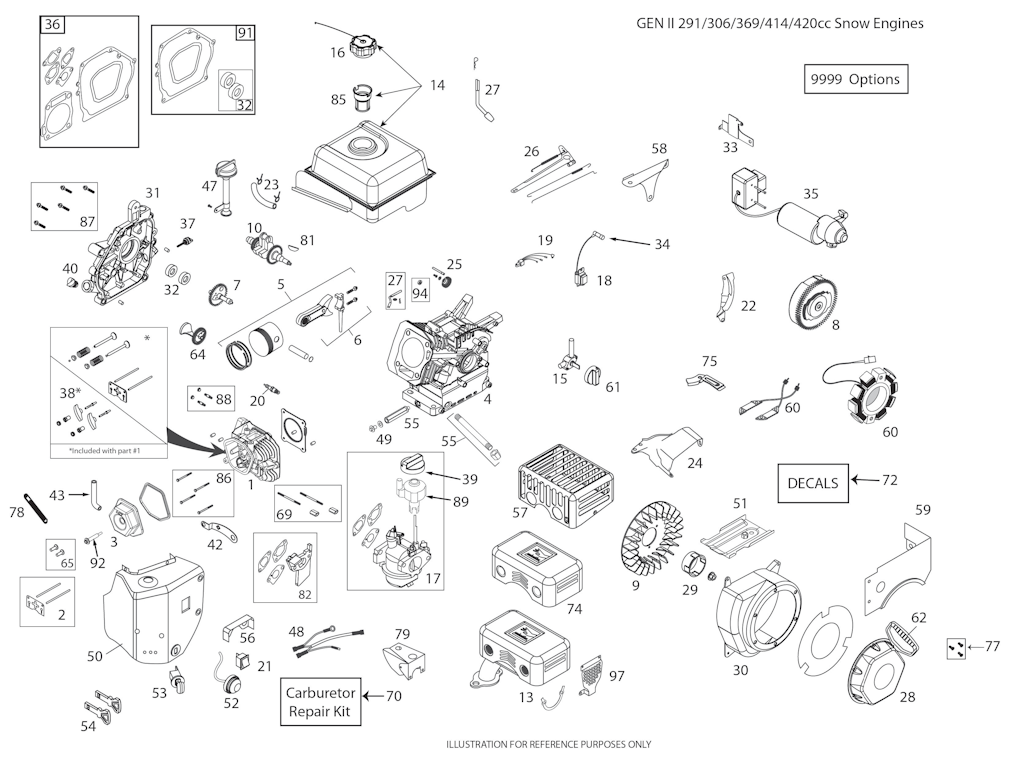 Explosionszeichnung Ersatzteile