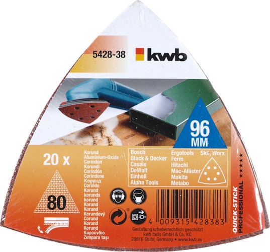 kwb Q-STICK Pro-Pack gl Delta K 80 542838