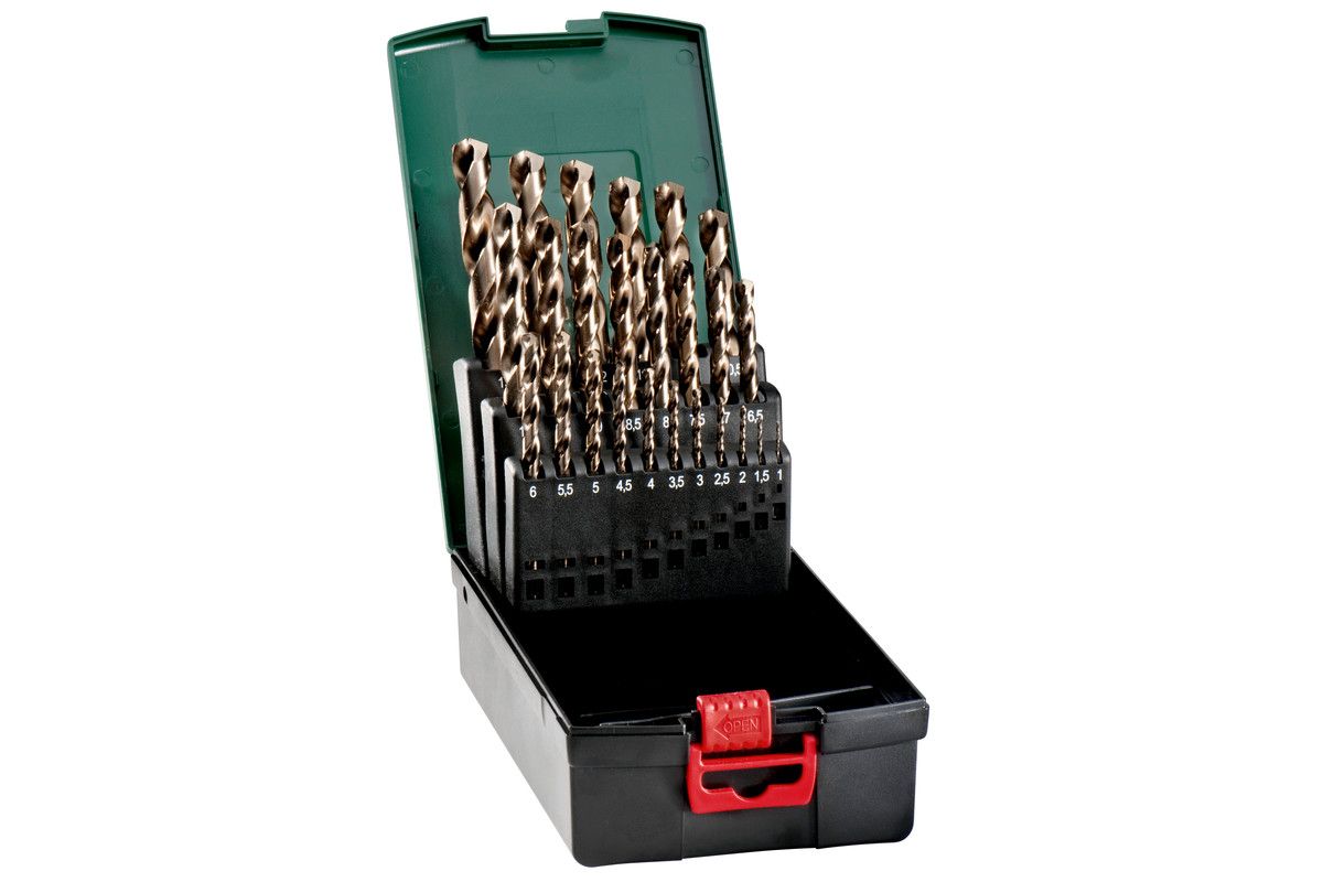Metabo HSS-Co-Kunststoffkassette"SP"25-teilig