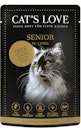 Vorschaubild Cat's Love Senior 85g Beutel Katzennassfutter