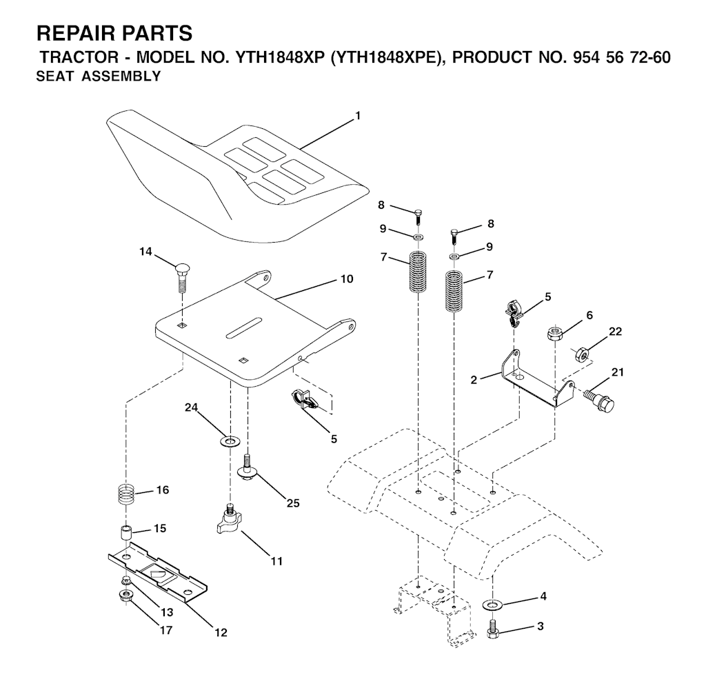 Explosionszeichnung Ersatzteile