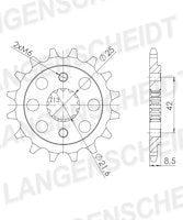 Supersprox Ritzel 520 14Z