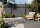 OSMO ALU Dekor Kreise 19x277, 184cm Alu Anthrazit