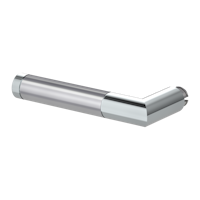 Griffwerk LOREDANA Schraubtechnik -Edelstahl poliert/matt Griffstück links -Schraubt. -GSL