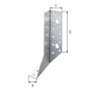 Vorschaubild Alberts® Balkenschuh 2-tlg. verz. 25x140x2 mm RE