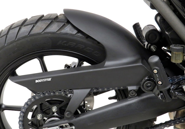 BODYSTYLE Sportsline Hinterradabdeckung ABS Kunststoff schwarz für TRIUMPH Scrambler 400X, Speed 400