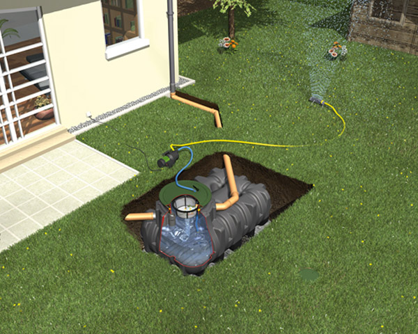 Graf Platin Komplettpaket Garten-Jet begehbar 3000 l