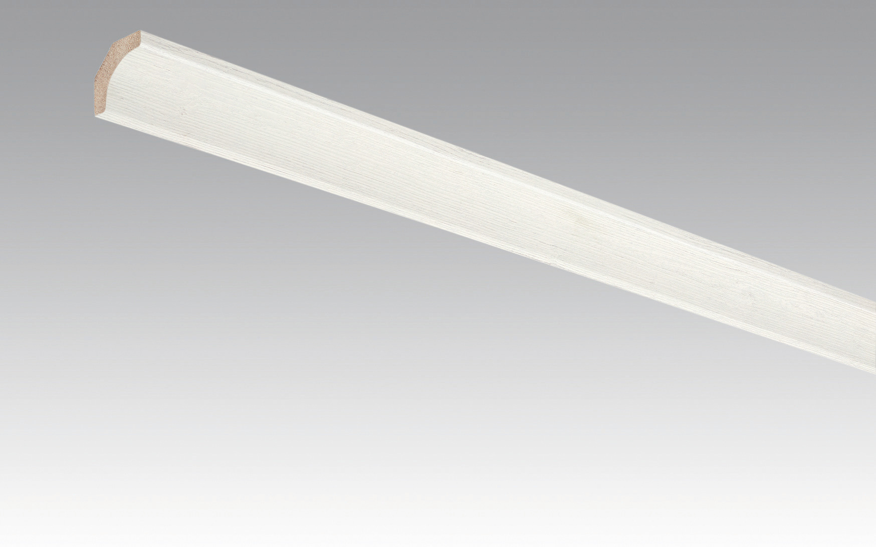 MEISTER Hohlkehlleiste 22/22 mm  Pinie arcticweiß 4099 - 2380 mm