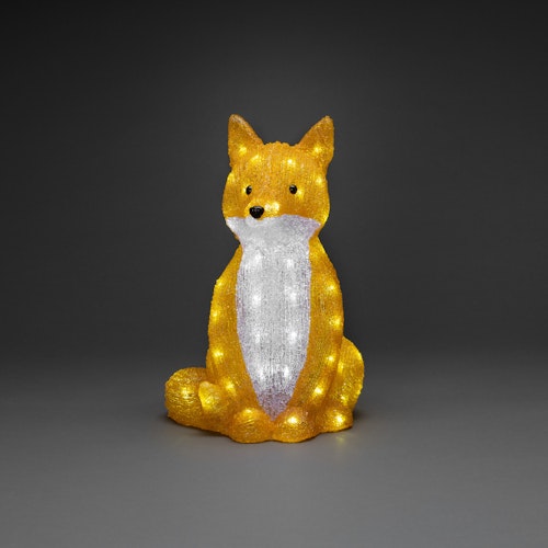 Konstsmide Weihnachtsbeleuchtung  LED Acryl Fuchs sitzend