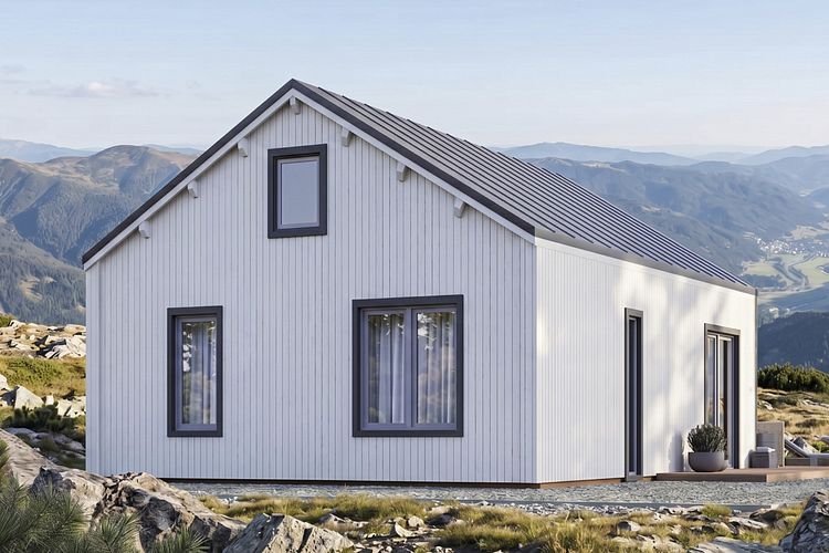 Wolff Finnhaus Ferienhaus Altai 50 - 68 mm