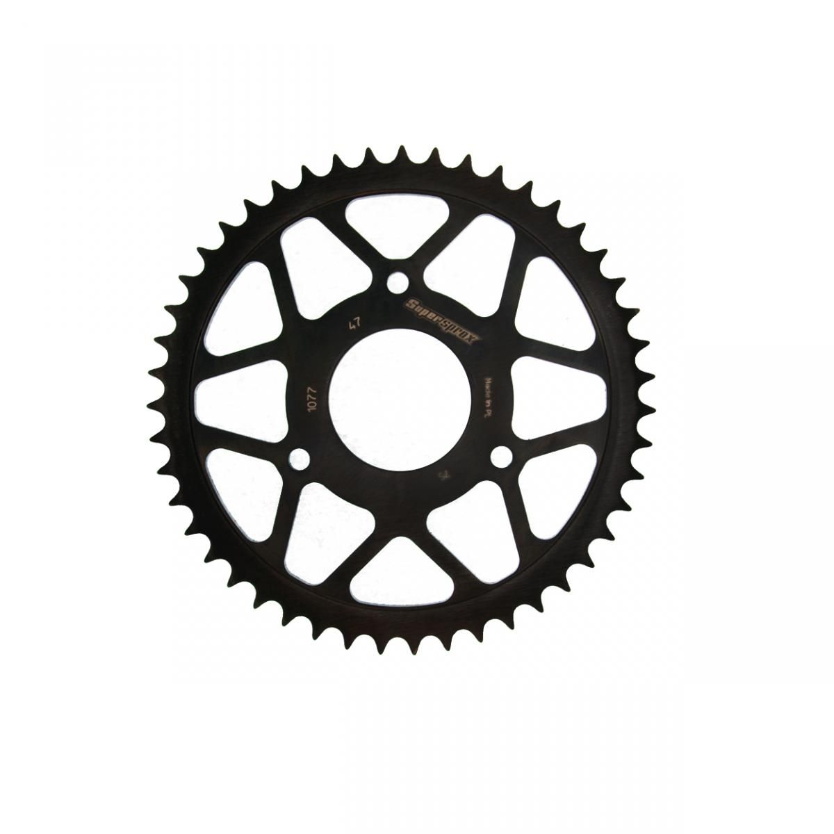 Supersprox Stahl-Kettenrad 420 47Z (Schwarz)