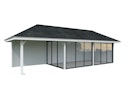 Palmako Pavillon Bianca 24,9 m² Set 217 Slide - 28 mm