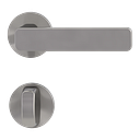 Vorschaubild Griffwerk VAYA 265 MINIMAL MODERN fast2fix Fast2Fix Rosetten rund WC Samtgrau